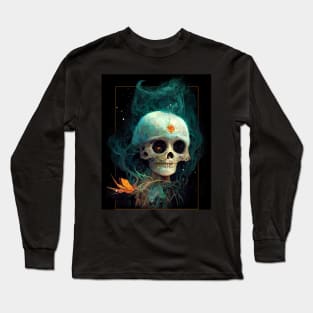 Skull and Beauty Long Sleeve T-Shirt